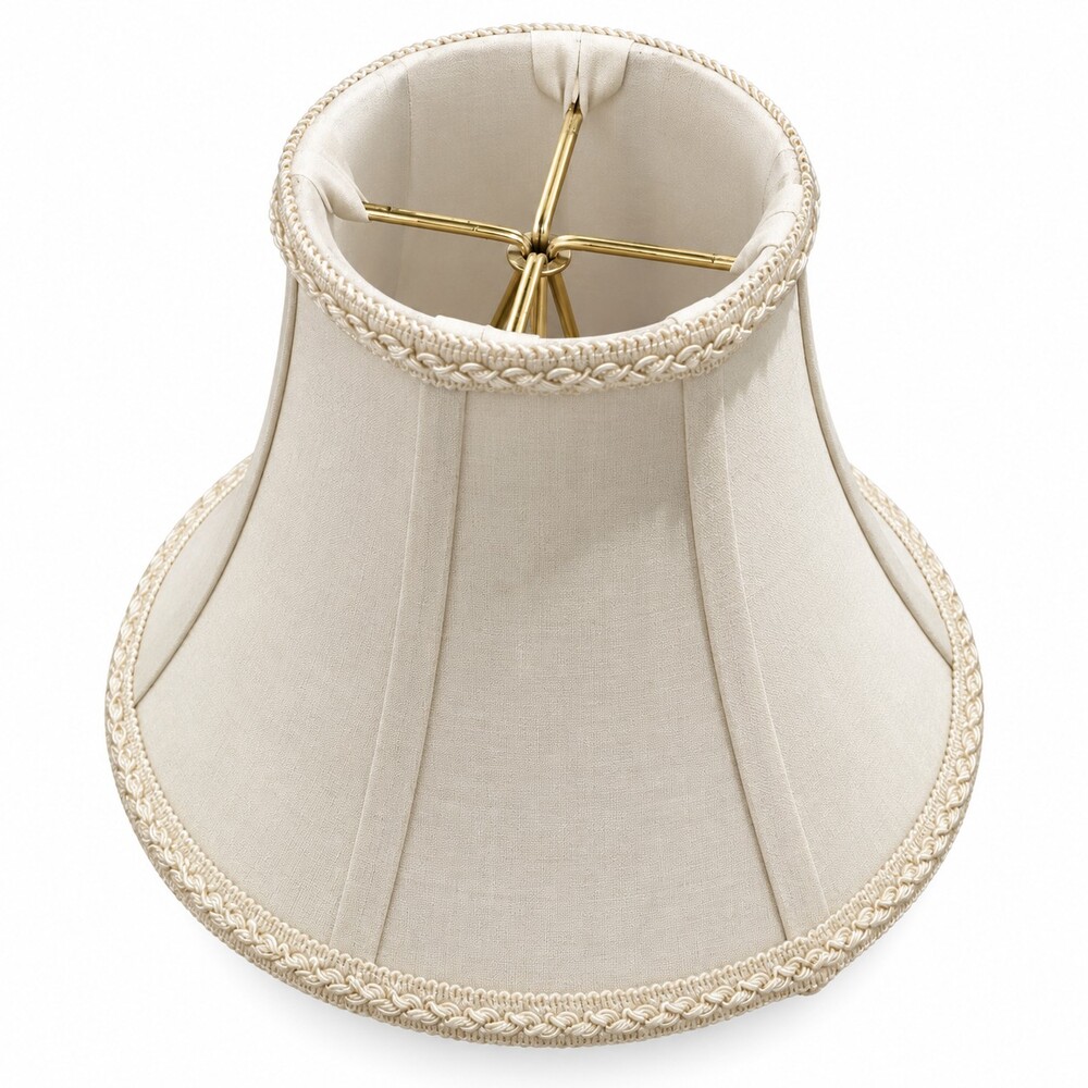 Vintage Bell Cream Silk Lamp Shade